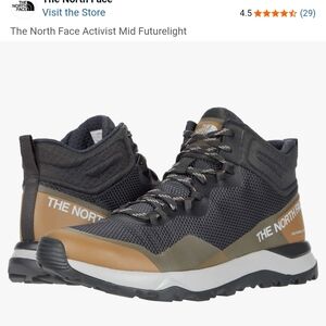 The North Face Men's Activist Mid Futurelight Shoes - Black and Brown